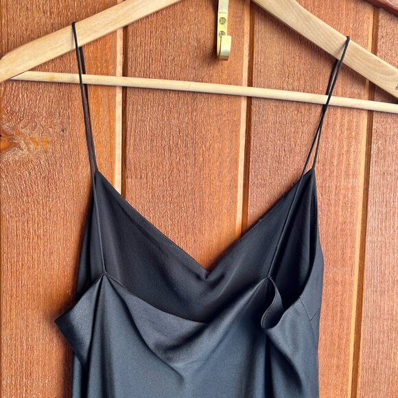 ASCENO Lyon Silk Satin Slip Dress Small - Picture 12 of 16